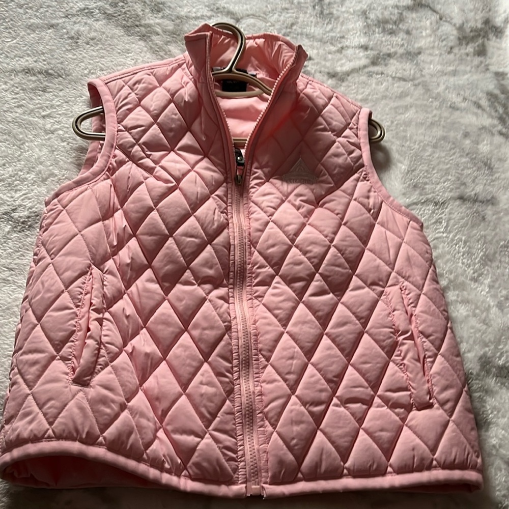 Nylon quilted golf vest M